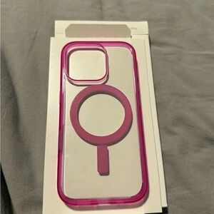 Pink Phone Case with MagSafe Compatibility